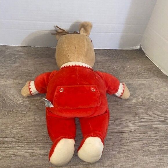 1999 Arthur Baby Kate Read Plush Eden PJs Candy Cane PBS Large 14” Stuffy Rare - Picture 4 of 7